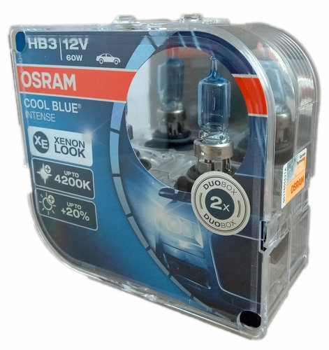 HB3 OSRAM Cool Blue Intense 4200K 9005CBI-HCB