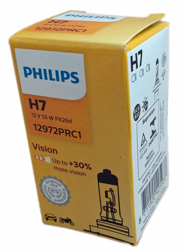 H7 PHILIPS Vision PX26d 1er  12972PRC1