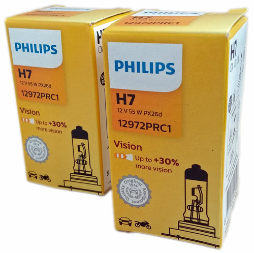 H7 PHILIPS Vision PX26d 2er 12972PRC1
