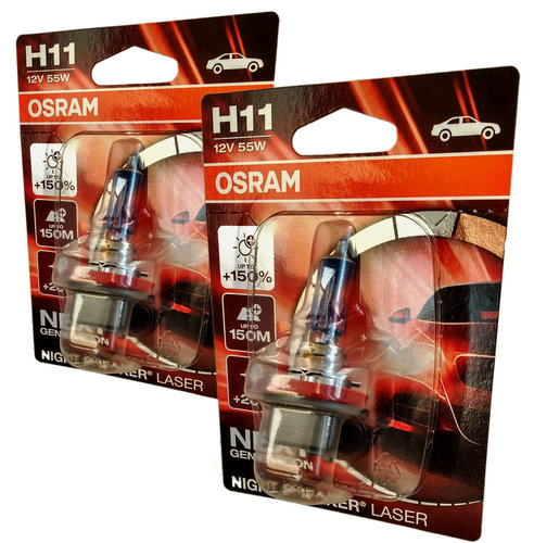 H11 OSRAM Night BreakerLaser 150 2x 64211NL-01B